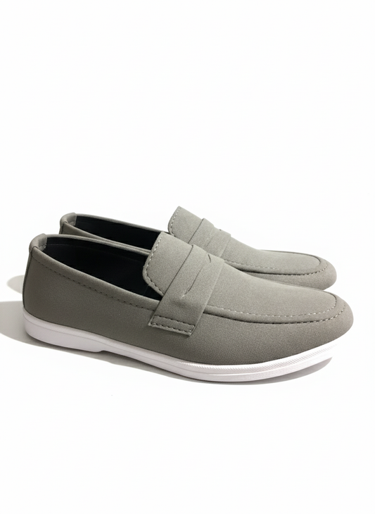 Casual Gray Penny Loafer
