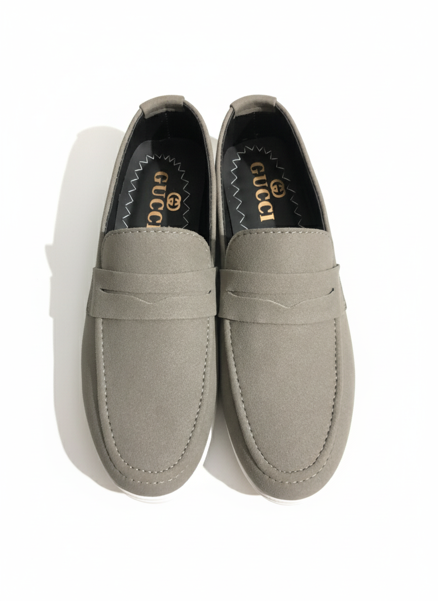 Casual Gray Penny Loafer