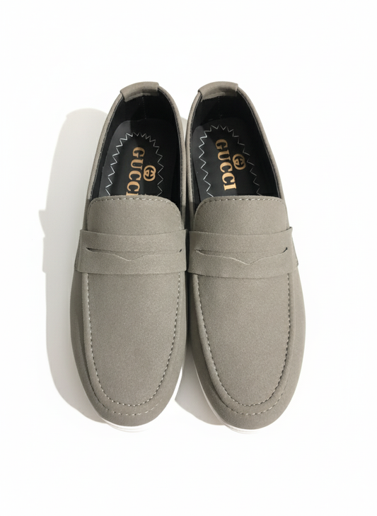 Casual Gray Penny Loafer