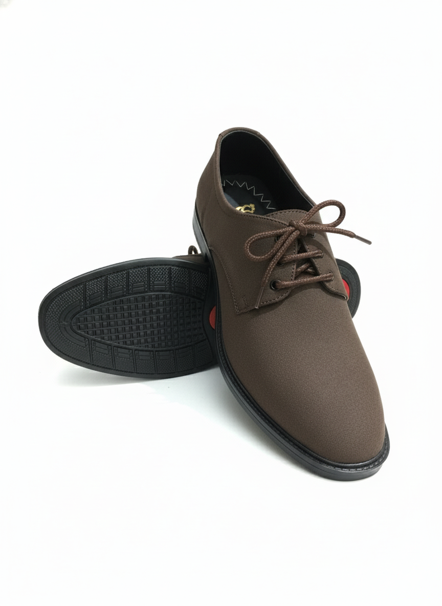 Rado Casual Brown Suede-Finish Derby Shoe