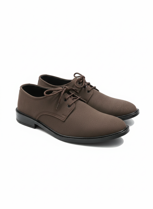 Rado Casual Brown Suede-Finish Derby Shoe