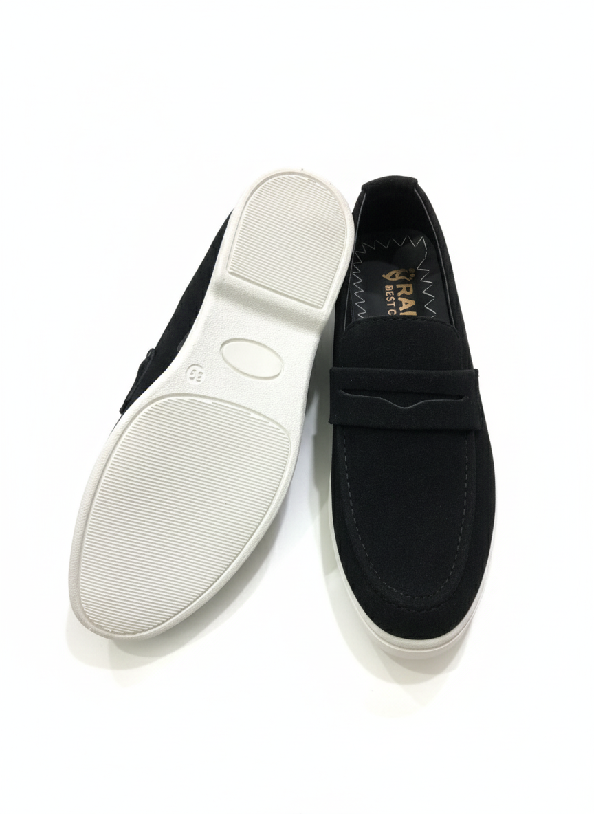 Men's Suede Casual Loafer with Sneaker Sole
