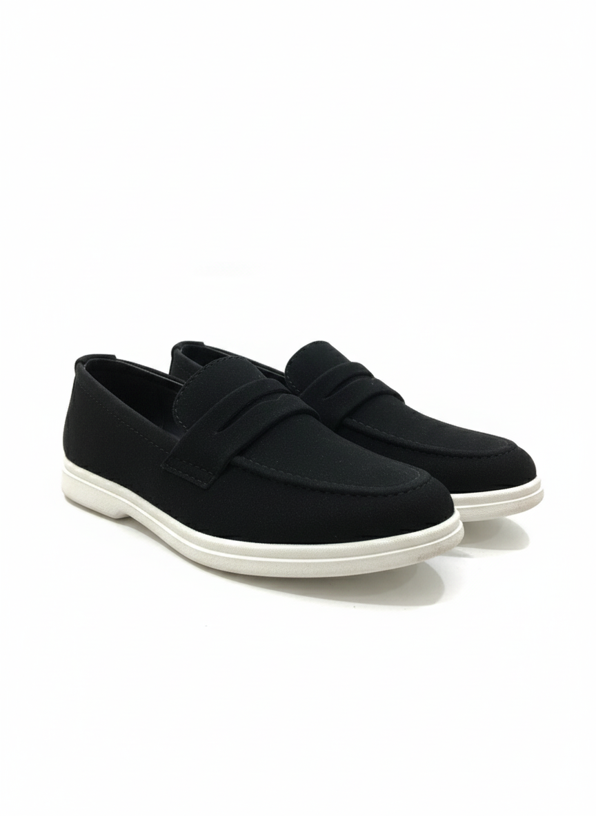 Men's Suede Casual Loafer with Sneaker Sole
