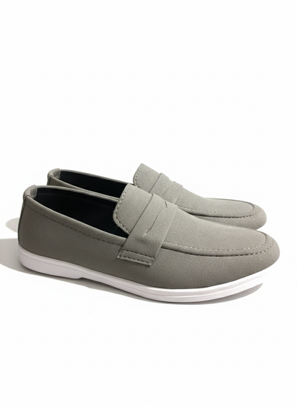 Casual Gray Penny Loafer