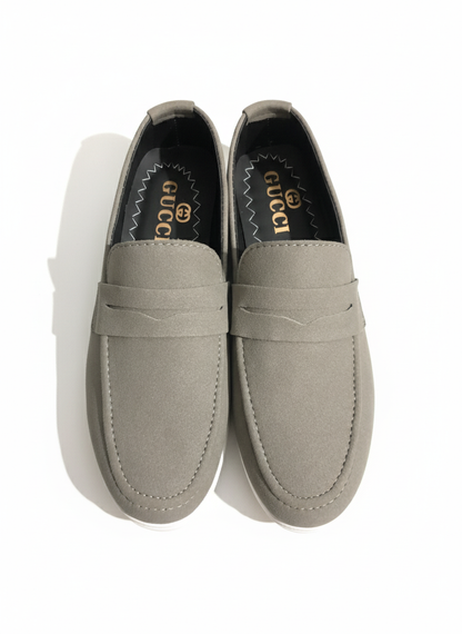 Casual Gray Penny Loafer