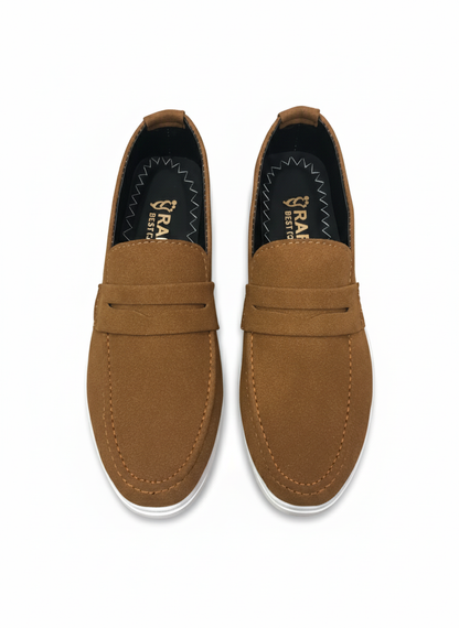 Men's Suede Casual Loafer with Sneaker Sole