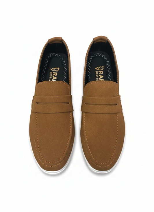 Men's Suede Casual Loafer with Sneaker Sole