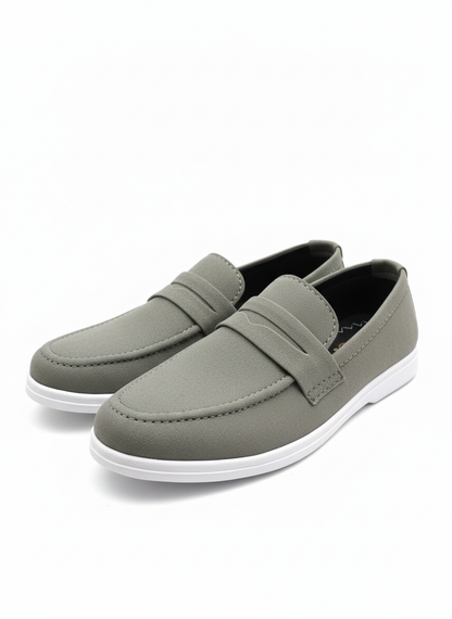 Casual Gray Penny Loafer